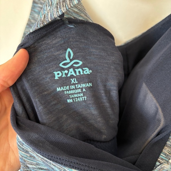 prAna womens blue casual outdoor built in bra Amaya Spacedye Dress size XL - Picture 8 of 8